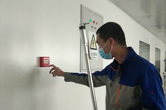 北京消电检现场检测作业示意